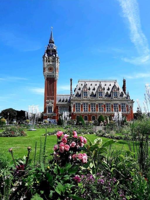 Le Clemenceau Appart-Calais Nord-Balcon-Plage ภายนอก รูปภาพ